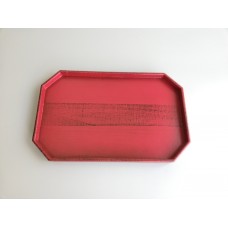 Rectagular tray with fabric coated